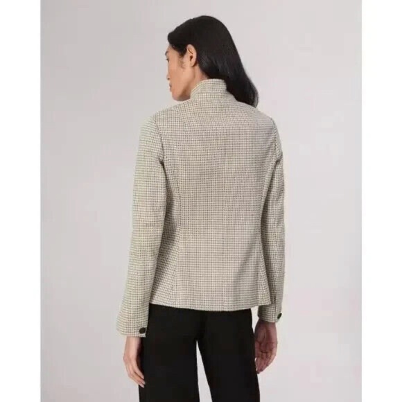 $598 Unworn Rag & Bone Women's Slade Italian Plaid Houndstooth Blazer - Picture 3 of 10
